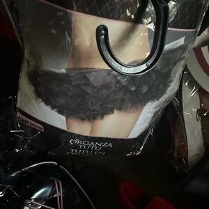 Black Organza Tutu Skirt